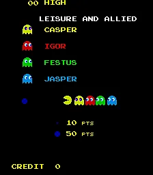 Ghostmuncher Galaxian screenshot