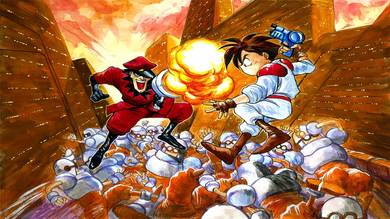 Backdrop artwork for Gunstar Heroes