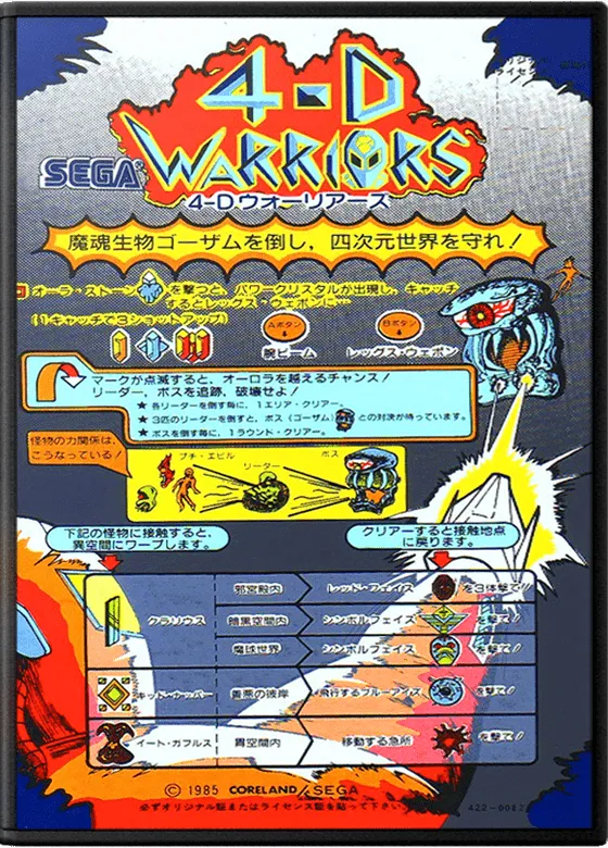4-D Warriors box art