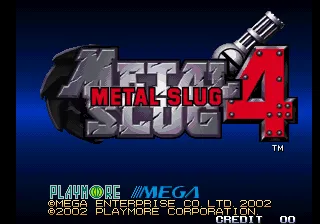 Metal Slug 4 screenshot