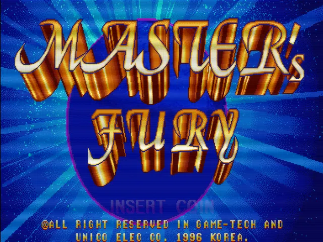 Backdrop artwork for Master's Fury