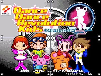 Backdrop artwork for Dance Dance Revolution Kids