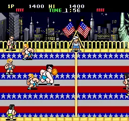 Backdrop artwork for Super Dodge Ball