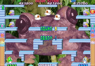 Backdrop artwork for Bubble Memories: The Story Of Bubble Bobble III