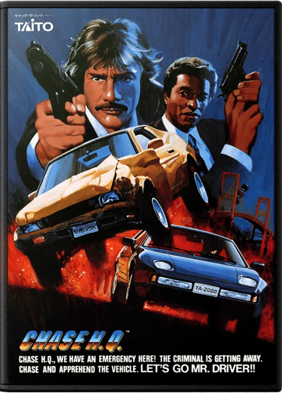 Chase H.Q. cover art for Arcade