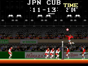 Backdrop artwork for Super Volleyball