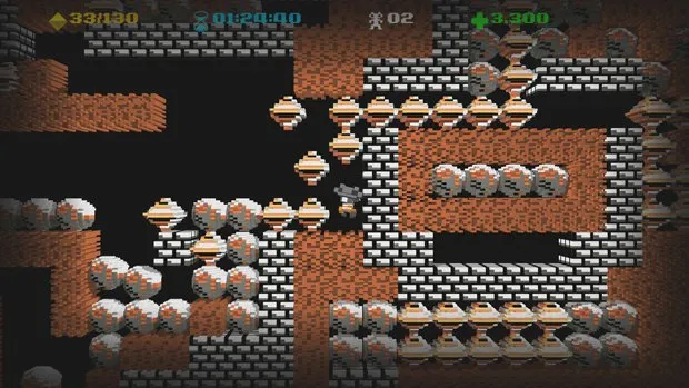 Backdrop artwork for Boulder Dash