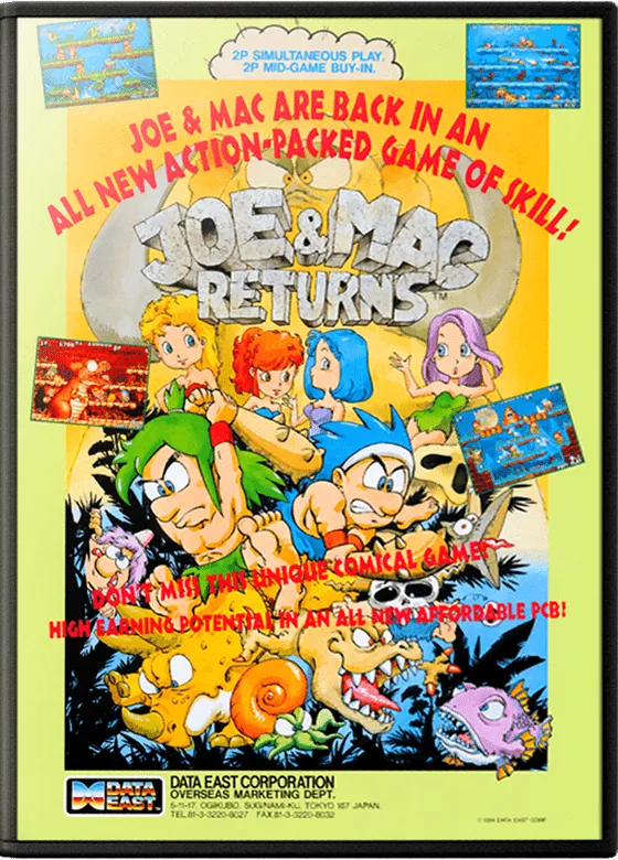 Joe & Mac Returns box art