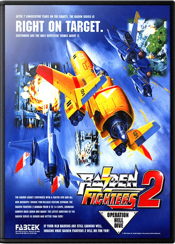 Raiden Fighters 2: Operation Hell Dive box art