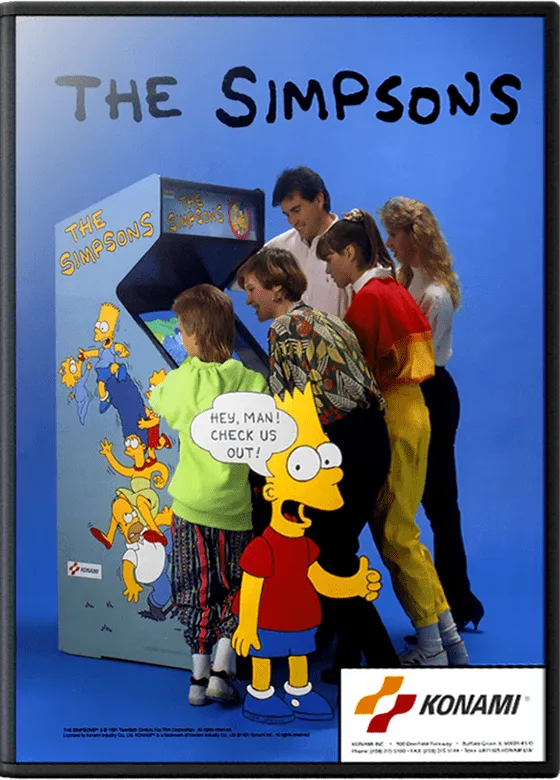The Simpsons box art
