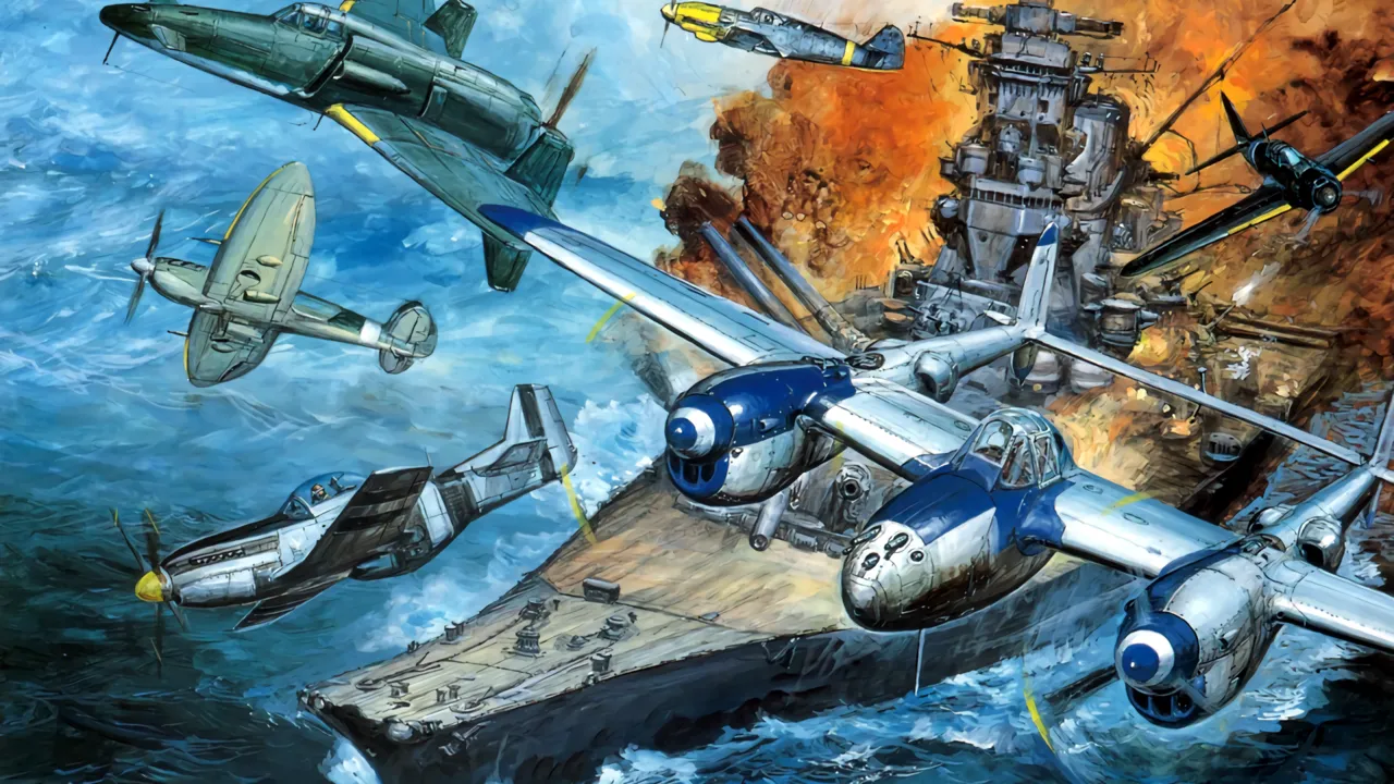 Backdrop artwork for Strikers 1945
