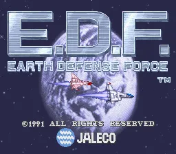 E.D.F. : Earth Defense Force screenshot
