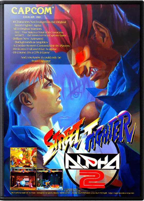 Street Fighter Alpha 2 box art