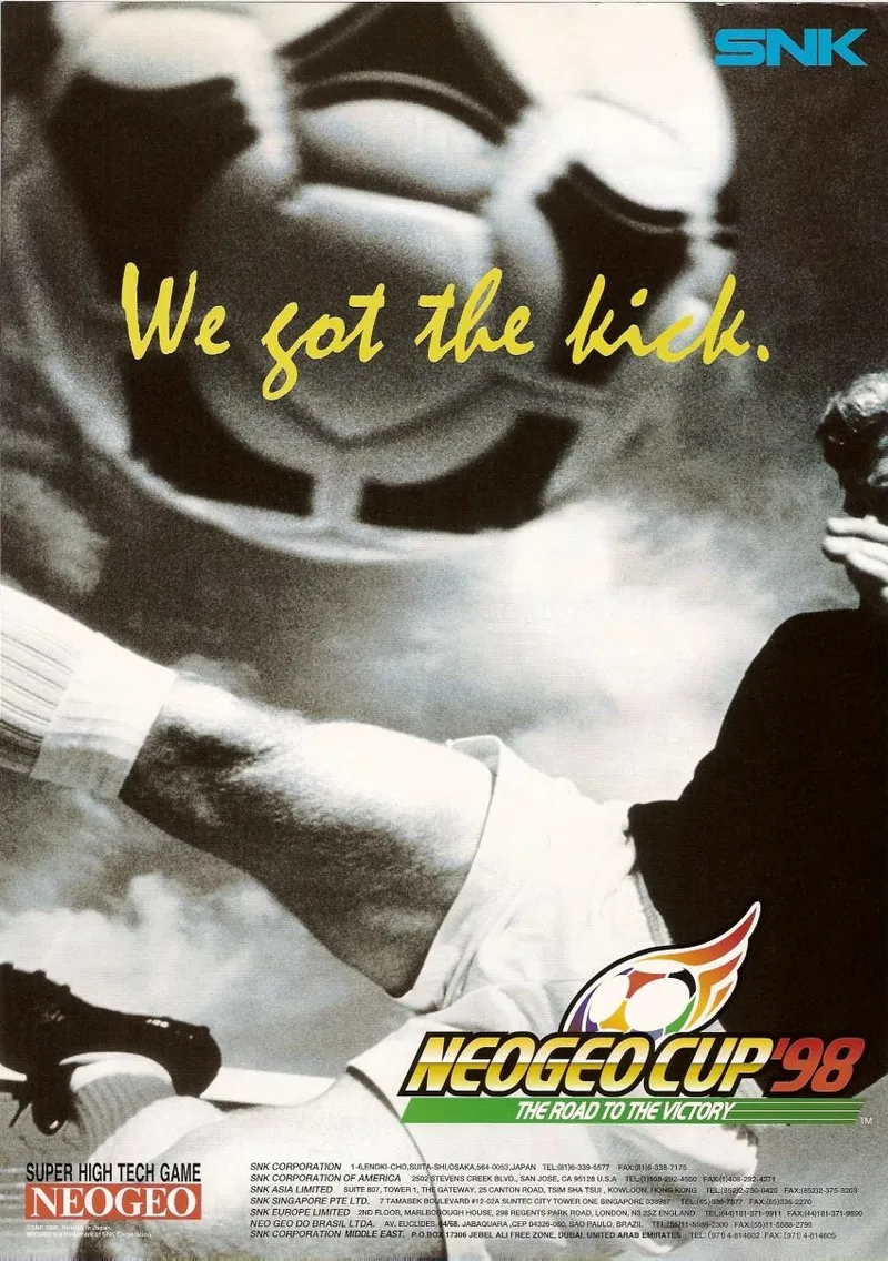 Neo-Geo Cup '98: The Road to the Victory box art