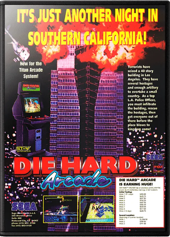 Die Hard Arcade box art