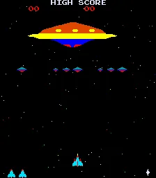 Backdrop artwork for Defend the Terra Attack on the Red UFO