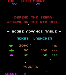 Defend the Terra Attack on the Red UFO screenshot