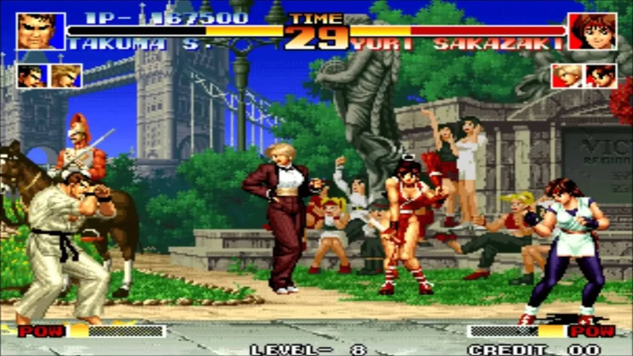 Backdrop artwork for The King of Fighters '94