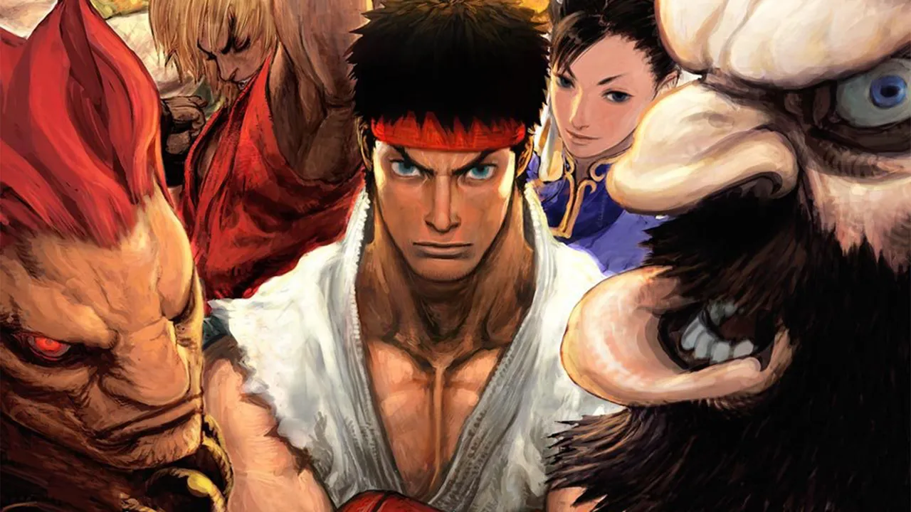 Backdrop artwork for Hyper Street Fighter II: The Anniversary Edition