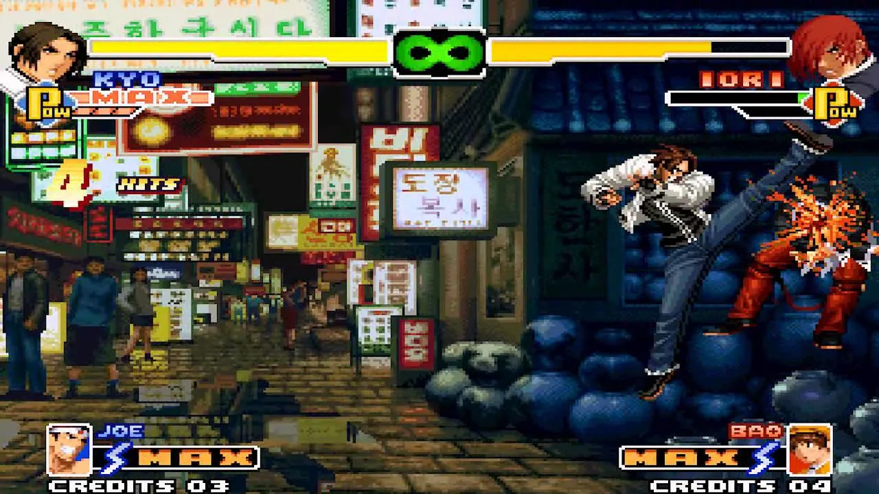 Backdrop artwork for The King of Fighters 2000