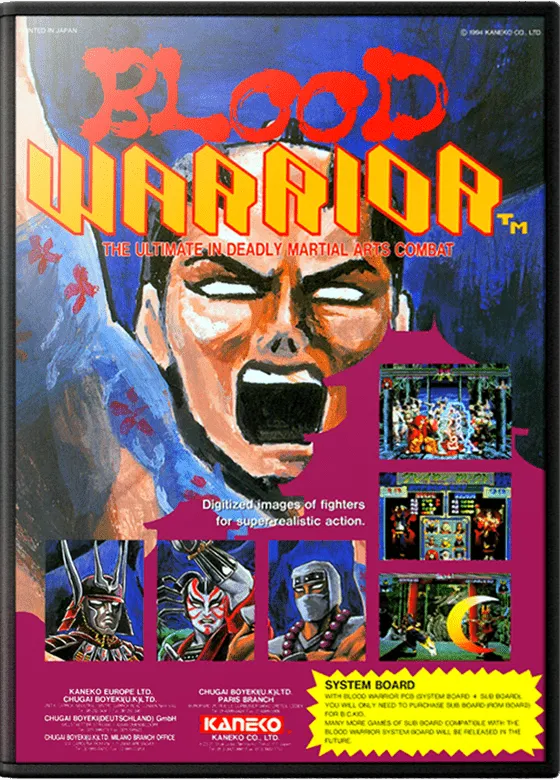 Blood Warrior box art