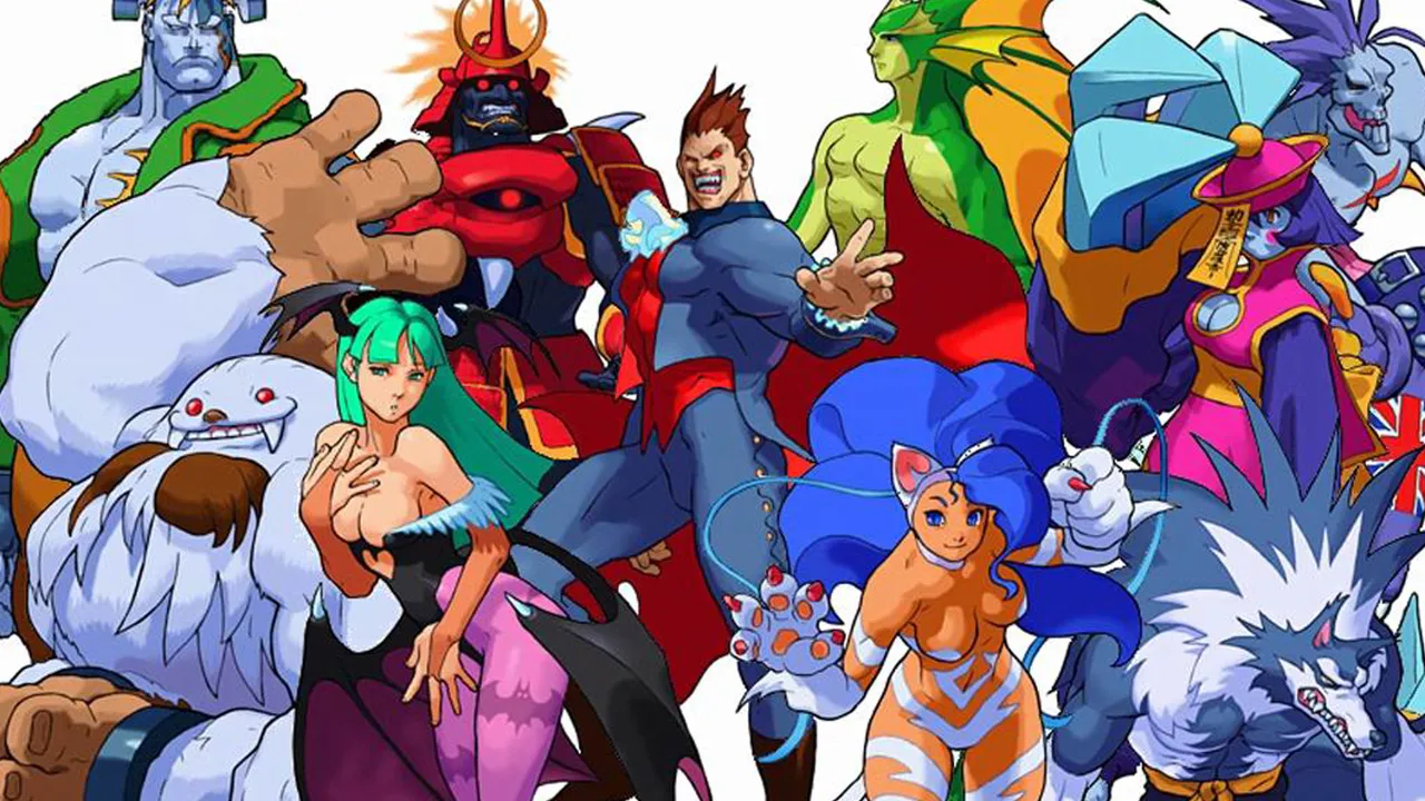 Backdrop artwork for Night Warriors: Darkstalkers' Revenge