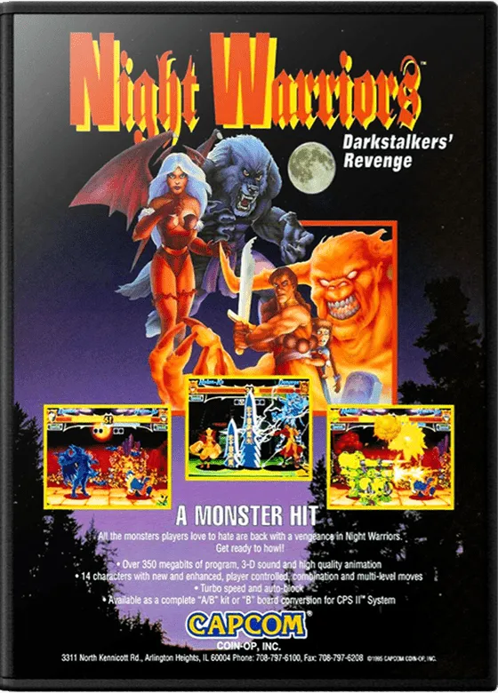 Night Warriors: Darkstalkers' Revenge box art
