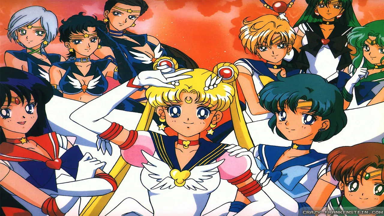 Backdrop artwork for Pretty Soldier Sailor Moon