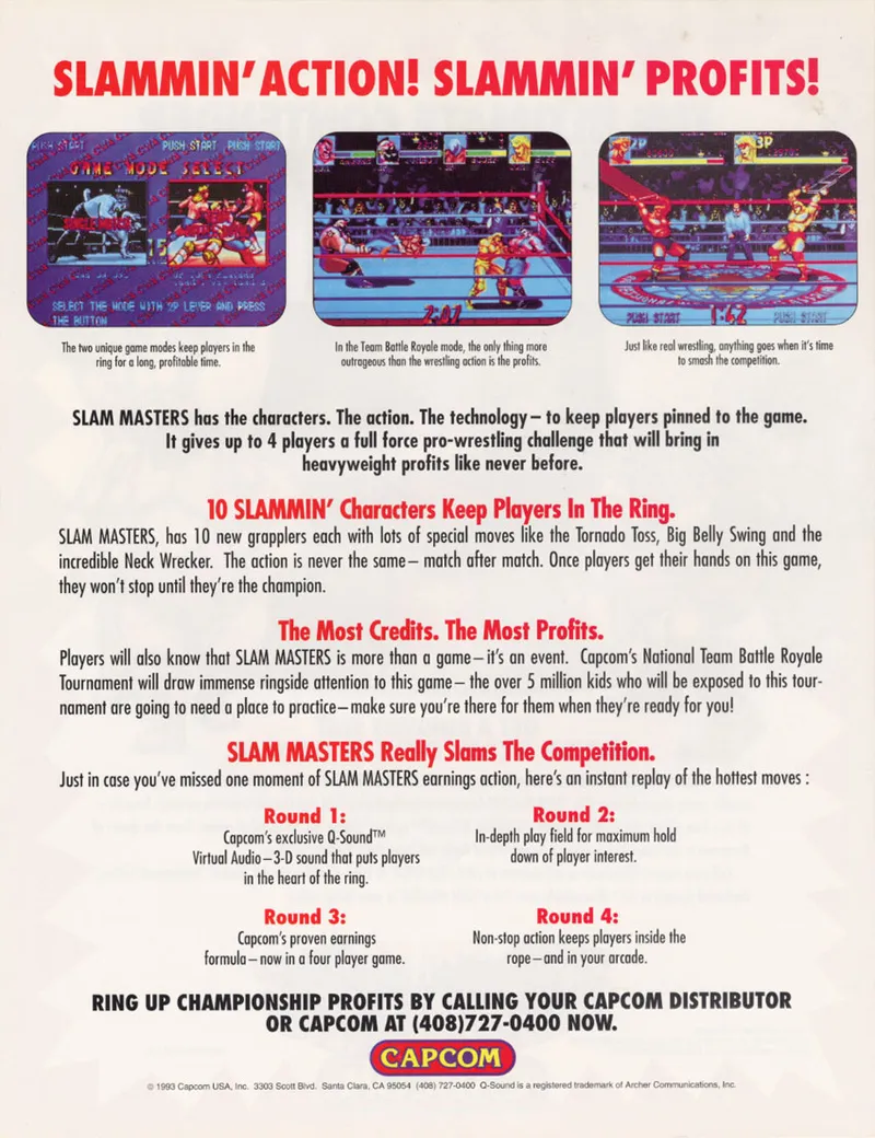Saturday Night Slam Masters box back