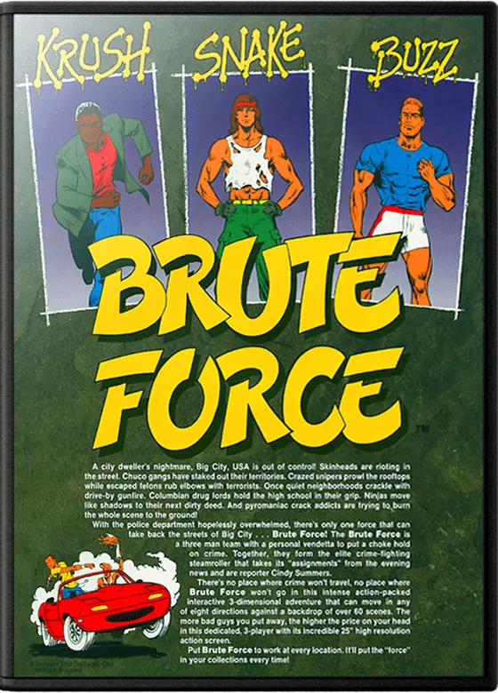 Brute Force cover art for Arcade