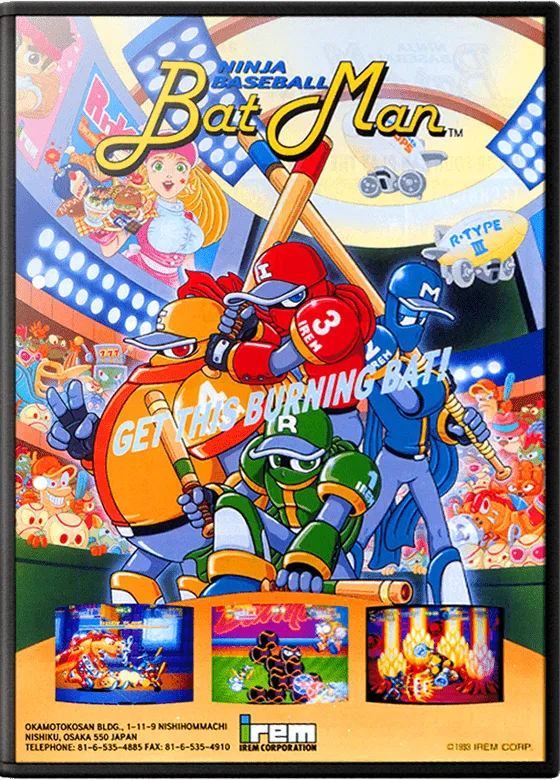 Ninja Baseball Bat Man box art