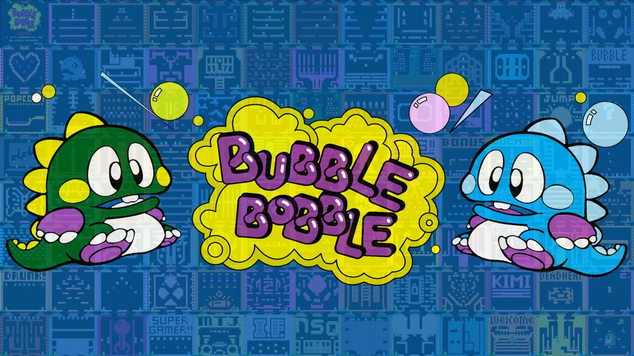 Backdrop artwork for Bubble Bobble