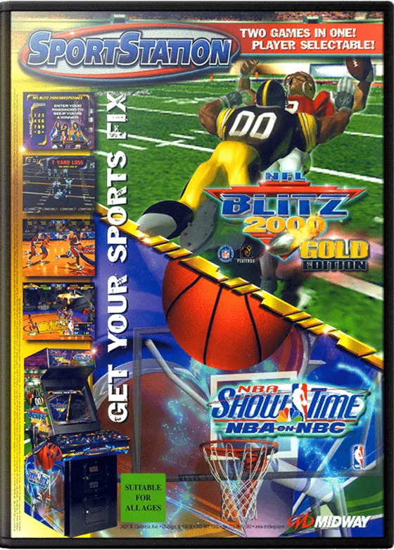 NBA Showtime NBA on NBC box art