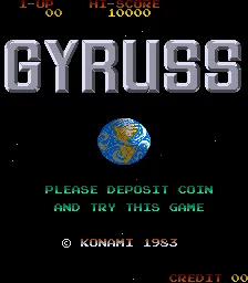 Gyruss screenshot