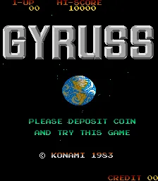 Gyruss screenshot