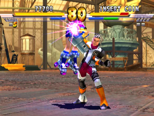 Backdrop artwork for Street Fighter EX2 Plus