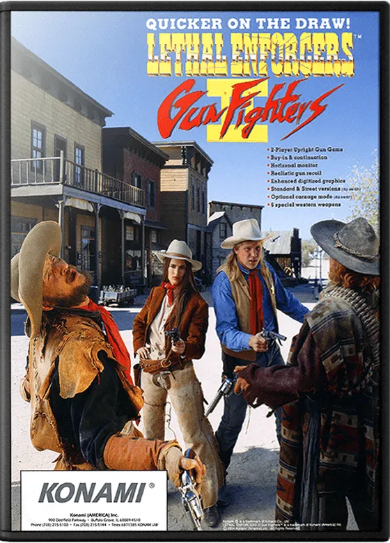 Lethal Enforcers II: Gun Fighters box art