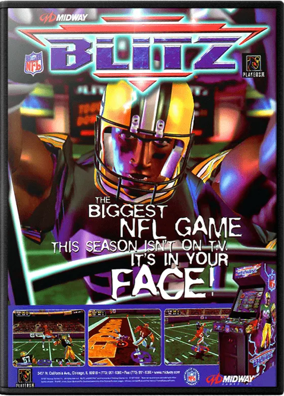 NFL Blitz box art