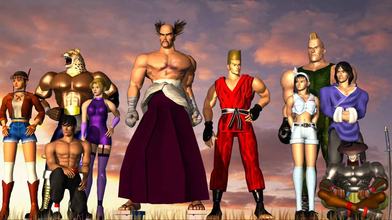 Backdrop artwork for Tekken 2 Ver.B