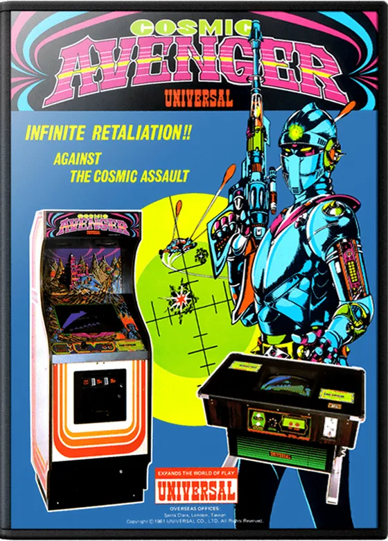 Cosmic Avenger box art