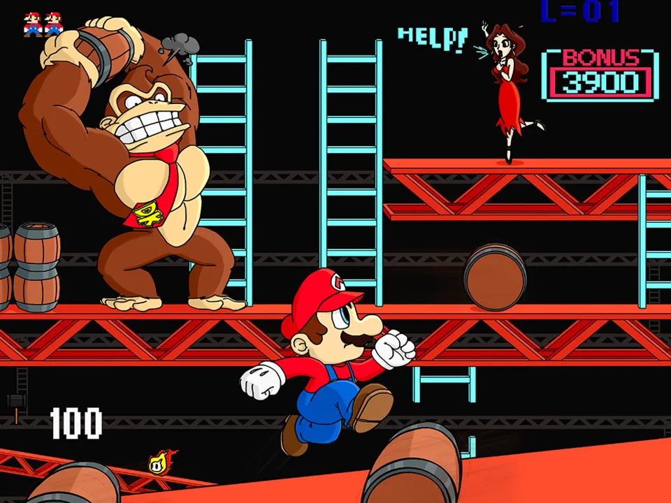Backdrop artwork for Crazy Kong
