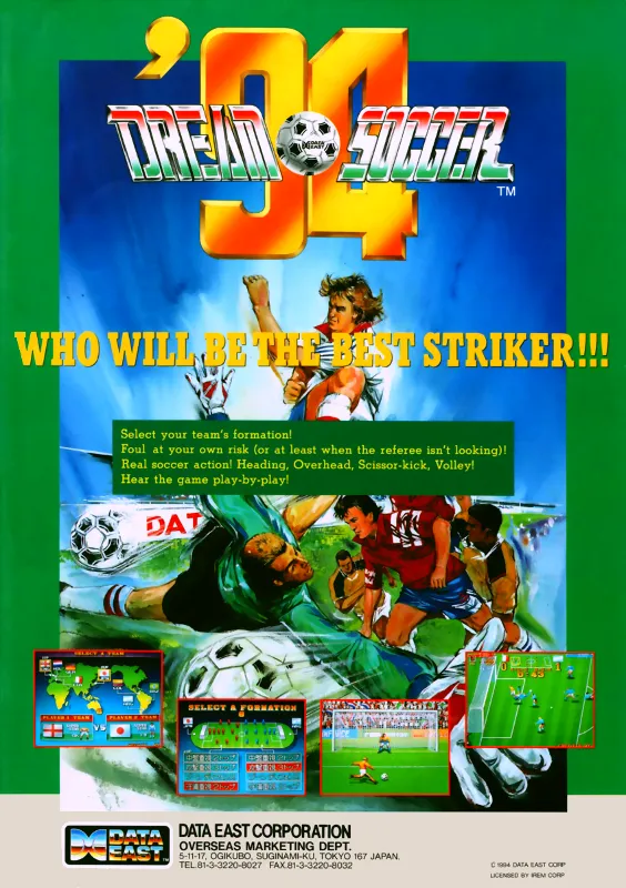 Dream Soccer '94 box art