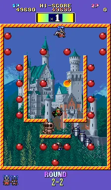 Backdrop artwork for Bombjack Twin