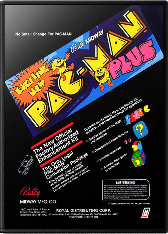 Pac-Man Plus box art