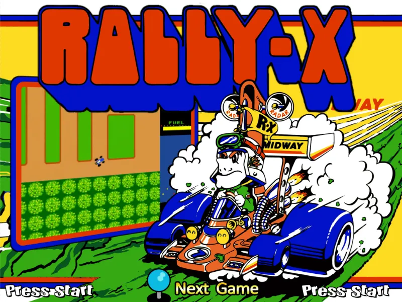 Rally X box art