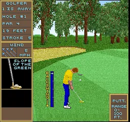 Backdrop artwork for Golden Tee Golf