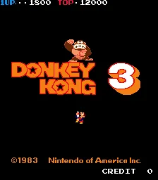 Donkey Kong 3 screenshot