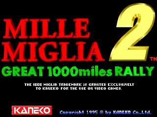 Mille Miglia 2: Great 1000 Miles Rally screenshot