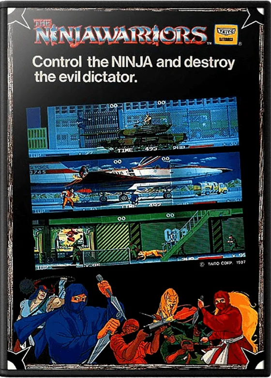 The Ninja Warriors box art
