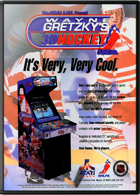 Wayne Gretzky's 3D Hockey box art